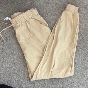 Lululemon Beige Drawstring Joggers